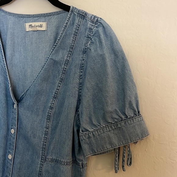 MADEWELL Size 8 Denim Dress - Picture 2 of 4